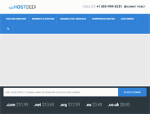 Tablet Screenshot of hostdedi.com